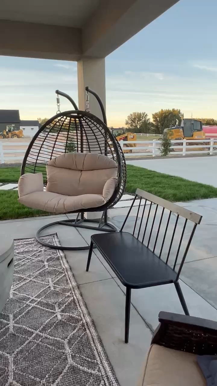 It’s almost the perfect weather to enjoy this on the patio! I can’t wait for so many summer nights out here 

Patio inspo, Patio setup, Patio furniture, Furniture inspo, Outdoor patio, Outdoor porch

#LTKHome #LTKStyleTip