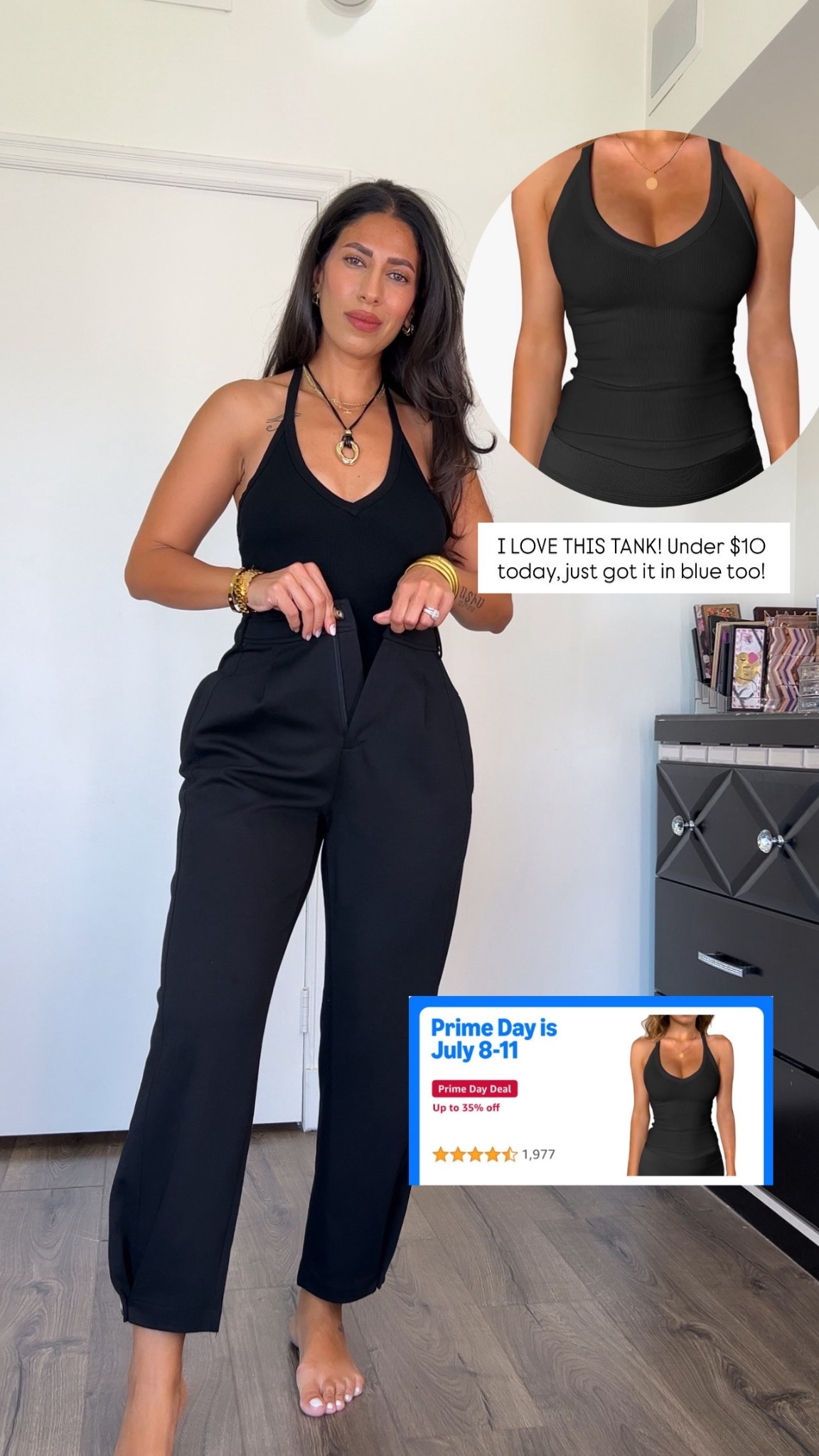 Summer basic tanks! Wearing small. The black one is under $10 

#LTKFindsUnder50 #LTKStyleTip #LTKSaleAlert