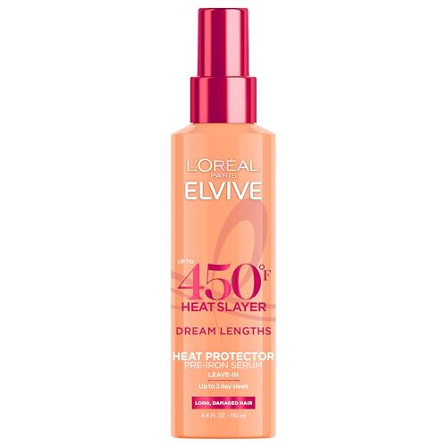 L'Oreal Paris Elvive Dream Lengths Heat Slayer Pre-Iron Spray Leave-In, 4.4 Ounce | Amazon (US)