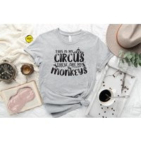 This Is My Circus These Are Monkeys Shirt, Gift For Mom, Mothers Day Tee, Shirt Women, New Mom Gift, Monkey Mother's | Etsy (US)
