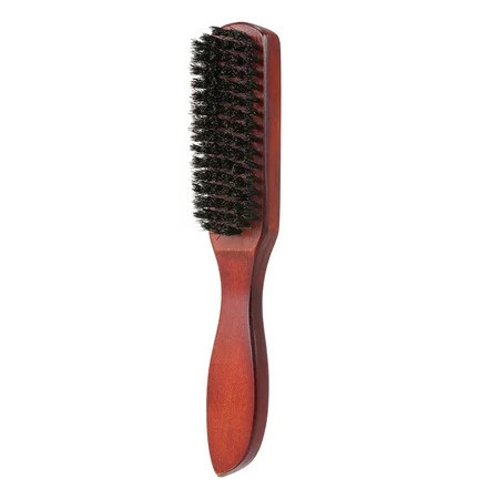 Nebublu Hair Brush with Dense Bristles Wooden Handle Massage Brush for Women and Men with Thin Natural Soft Fine Hair Care | Walmart (US)