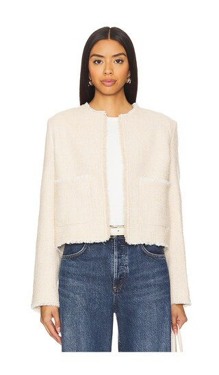 Elana Jacket in Creme | Revolve Clothing (Global)