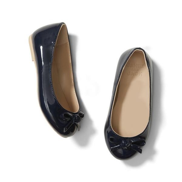 Patent Bow Flat | Janie and Jack