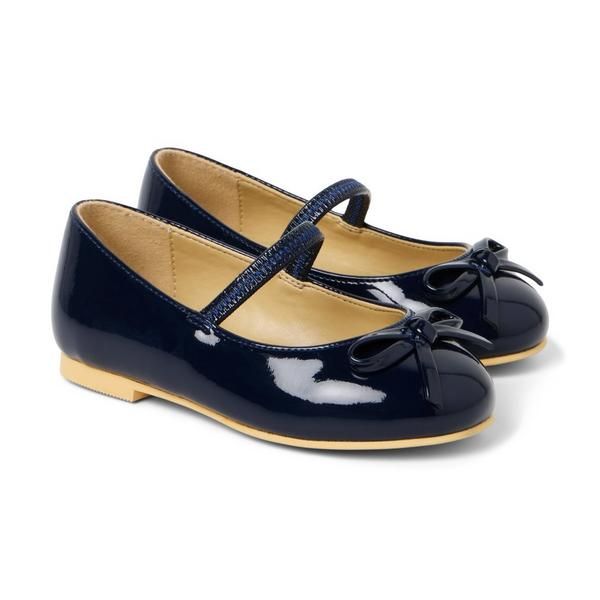 Patent Bow Flat | Janie and Jack