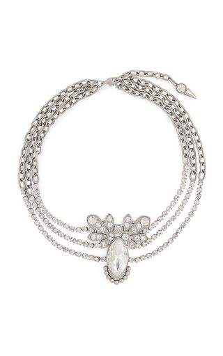 Glass Crystal-Embellished Pendant Choker | Moda Operandi (Global)