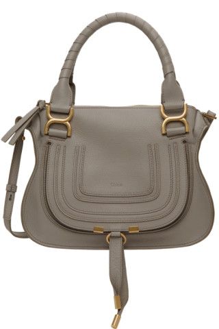 Grey Small Marcie Bag | SSENSE