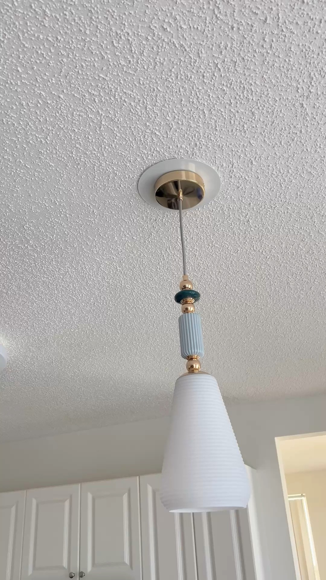 The most gorgeous pendant lights!  We’ve been in our house for two years, and I have known that I wanted to replace the recessed lighting that was here, so when I saw these pendant lights, I knew they would be perfect. I’ll link the recessed light conversion kit as well. ￼

#LTKdayinmylife #LTKvlog #LTKHome