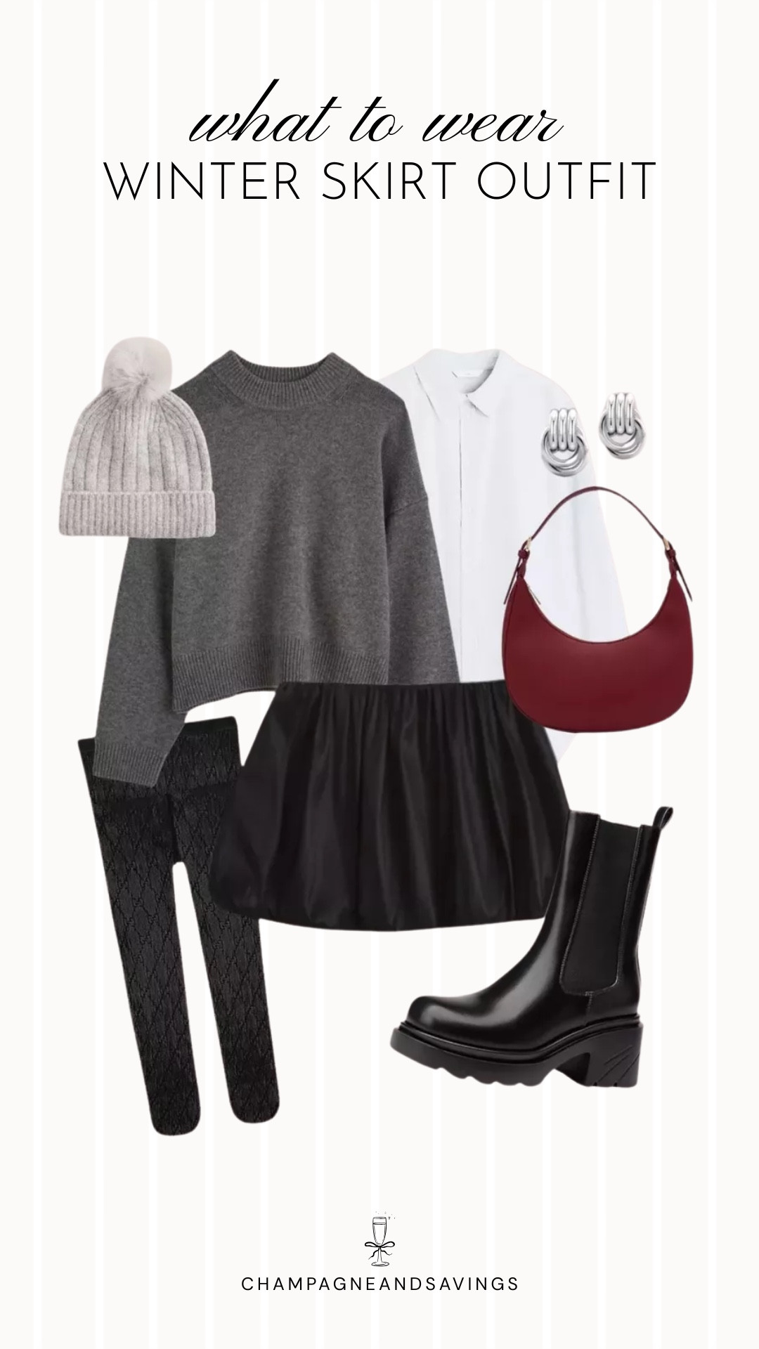 Winter skirt outfit

#LTKootd