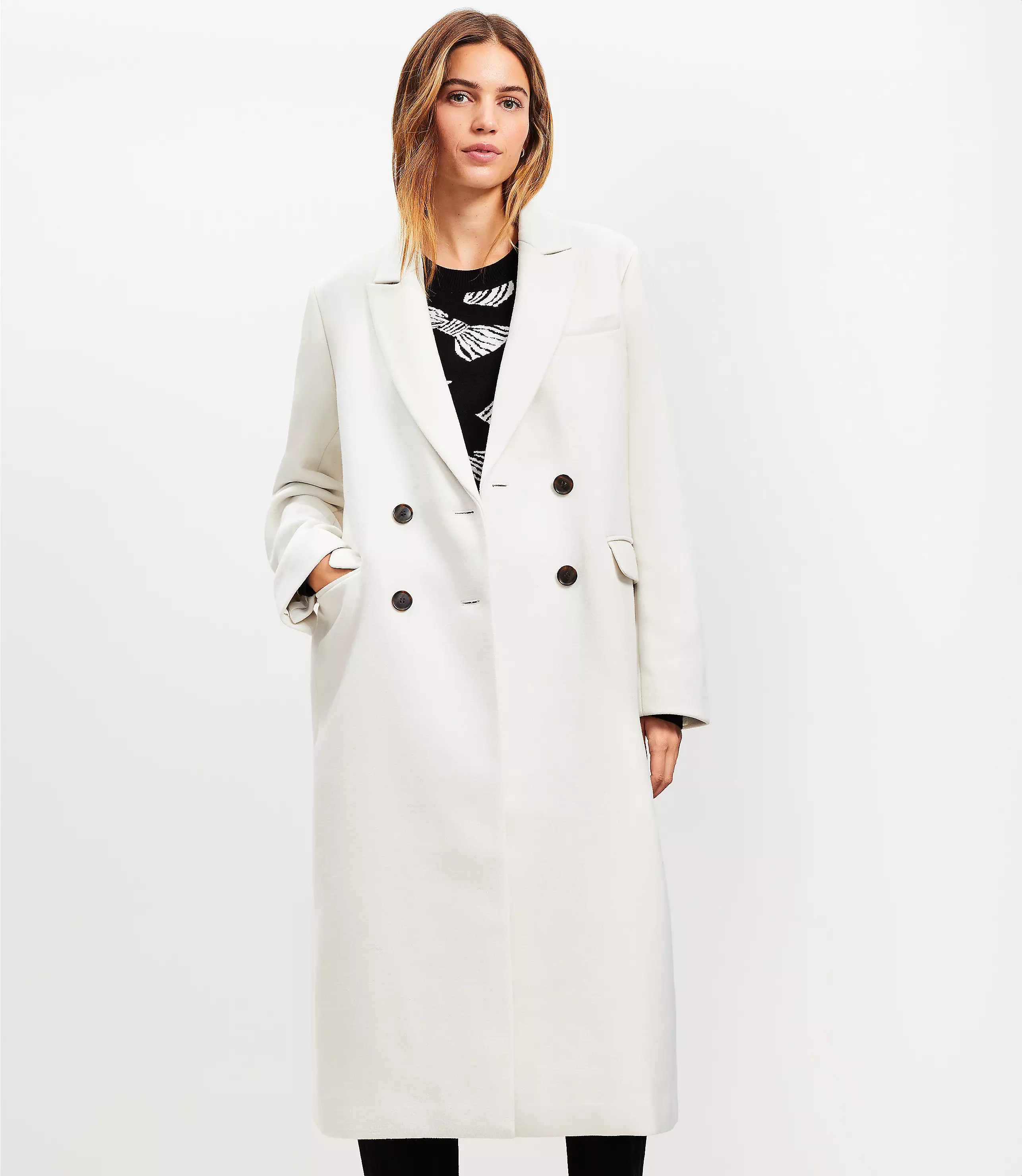 Tall Double Breasted Coat | LOFT