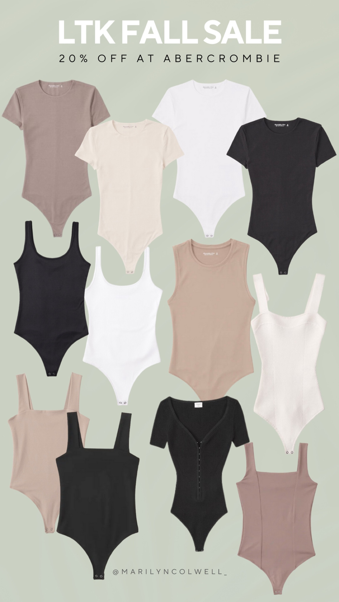 20% Abercrombie during the LTK Fall Sale

Fall style, fall outfit, fall looks, neutrals, fall staples, fall transition

#LTKSale #LTKfindsunder50 #LTKsalealert