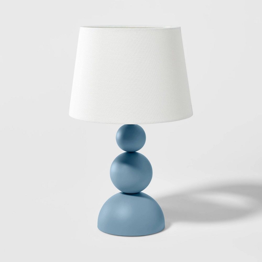 Modern Ball Table Lamp (Includes LED Light Bulb) Blue - Pillowfort | Target