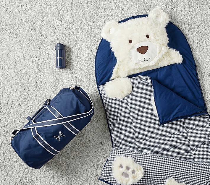 Shaggy Bear Navy Sleepover Set | Pottery Barn Kids