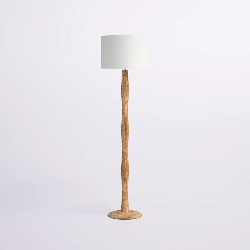 Ebron 60'' Natural Traditional Floor Lamp | Wayfair North America