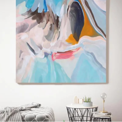 One-of-a-Kind Original Irena Orlov 'Environmental Vibrations 7' Painting on Canvas | Perigold