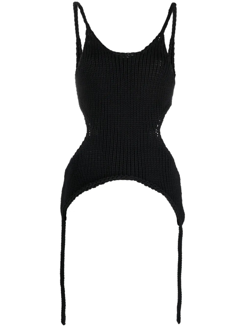 AISLING CAMPS Kora Corset Tank Top | Black | FARFETCH | Farfetch Global