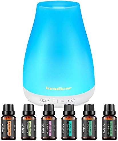 InnoGear Essential Oil Diffuser with Oils, 150ml Aromatherapy Diffuser with 6 Essential Oils Set,... | Amazon (US)