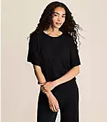 Lou & Grey Signaturesoft Wedge Tee | LOFT