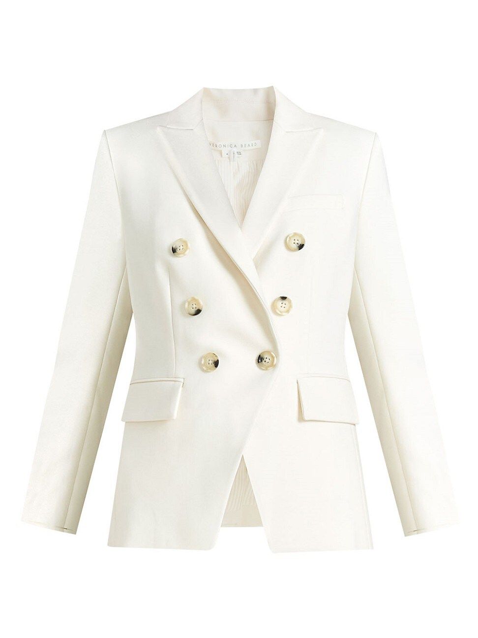 Veronica Beard Women's Miller Dickey Jacket - Porcelain - Size 12 | Saks Fifth Avenue