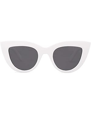 SOJOS Retro Small Vintage Cat Eye Sunglasses for Women Cute Fashion UV400 Sunnies SJ2939 | Amazon (US)