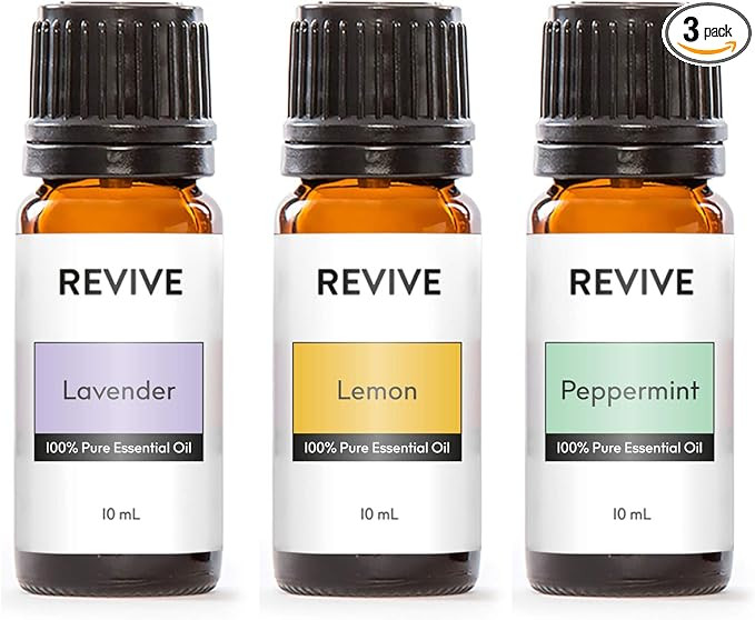 Top 3 Essential Oils Kit by Revive Essential Oils -100% Pure Therapeutic Grade, for Diffuser, Hum... | Amazon (US)