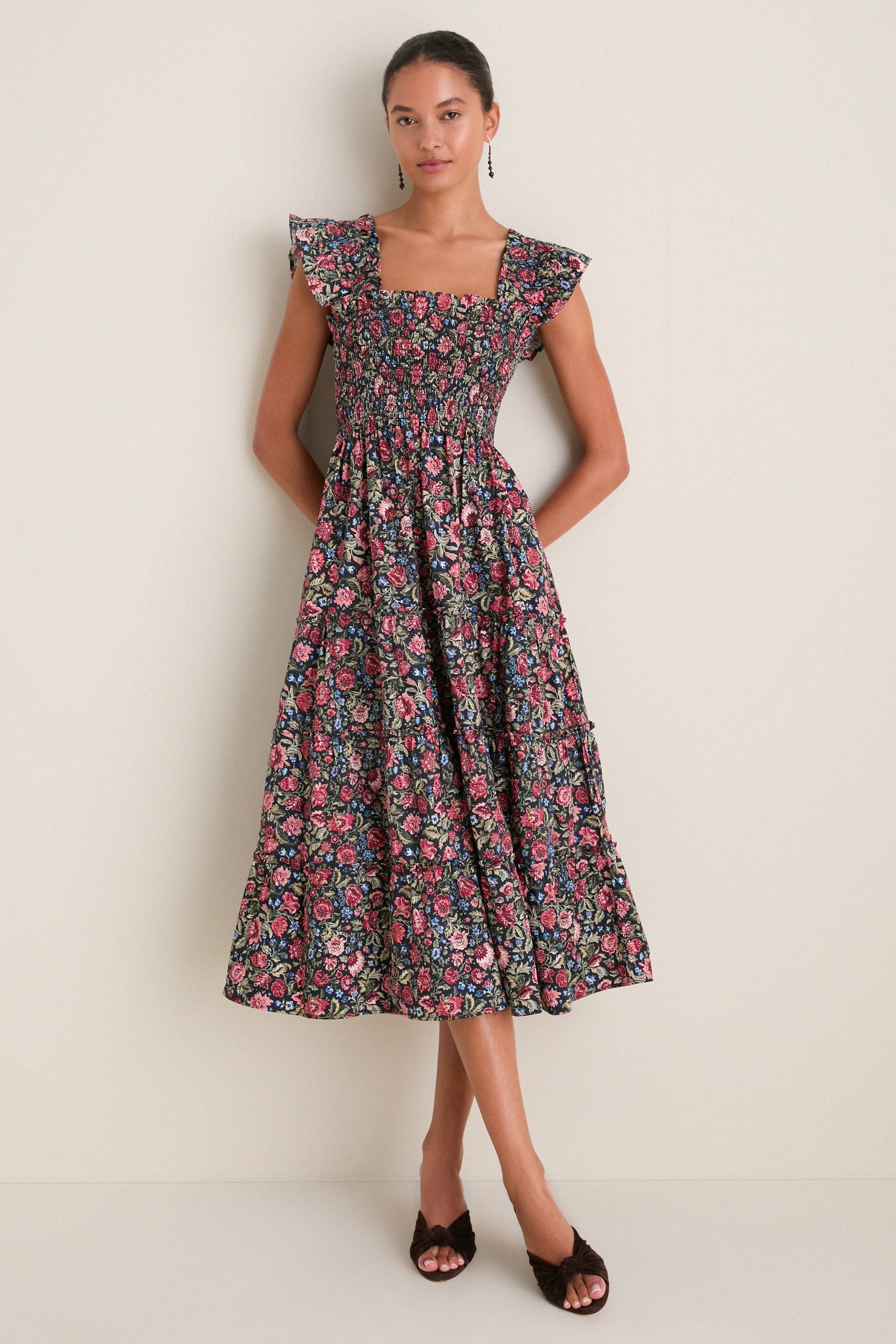 Multi Chilton Floral Block Ellie Nap Dress | Tuckernuck (US)