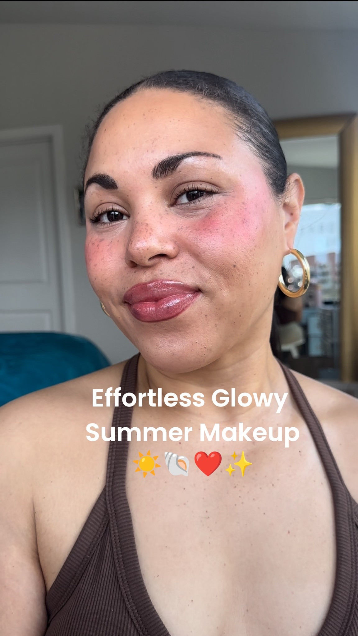 Effortless glowy makeup look for summer!  I heard we’re not wearing mascara this season👀

Products used:
• @DIBSBEAUTY LoveBeam Blurring Skin Perfector, N3 Love Triangle
• @Saie Dew Bronze, Spritz
• @Victoria Beckham Beauty Contour Stylus, Sandstone
• @RMS Beauty Lip2Cheek, Beloved
• @Kosas Revealer Concealer, 2.6C
• @Hourglass Cosmetics Ambient Lighting Bronzer, Radiant Bronze Light
• Kosas Blush is Life, Heartbeat
• Hourglass Ambient Lighting Powder, Diffused Light
• @Haus Labs by Lady Gaga Glassy Balm Highlighter, Glassy Opal
• @Maybelline NY Lifter Liner, Fine Line
• Victoria Beckham Beauty Bitten Lip Tint, Je T’aime
• @e.l.f. Cosmetics Glow Reviver Lip Oil, Princess Cut
• Kosas Cloud Set Airy Setting Spray

#summermakeup #makeuptutorial #beauty #fashion #GlowUp #sunkissedmakeup #glowymakeup #creatorsearchinsights #redlips 

#LTKSummerEdit #LTKBeauty