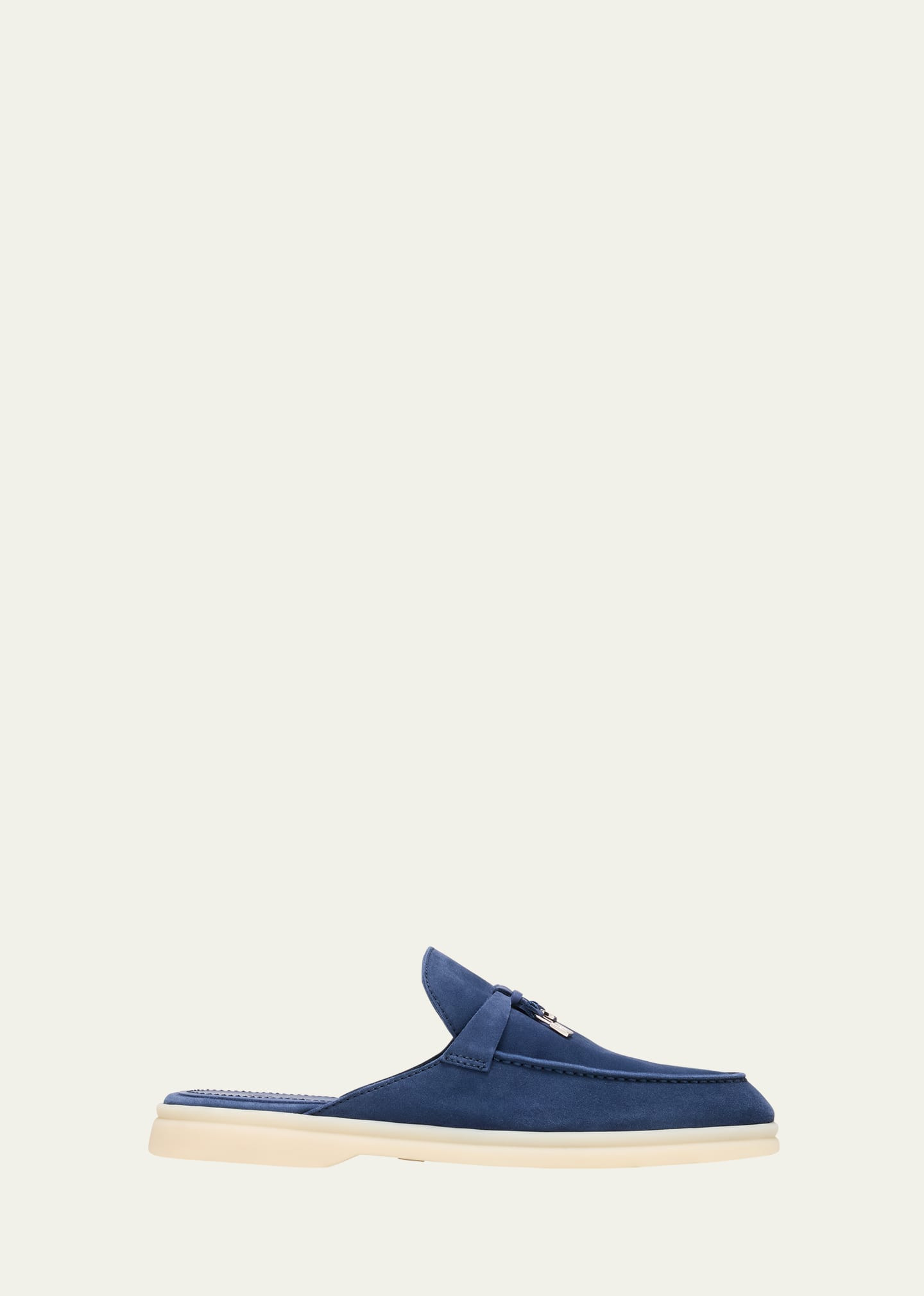 Loro Piana Babouche Charms Walk Suede Mule Loafers | Bergdorf Goodman