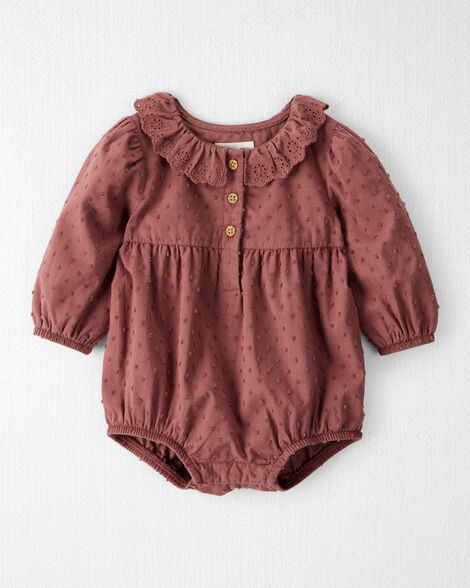Baby Girl Organic Cotton Prairie Bubble | Carter's Inc