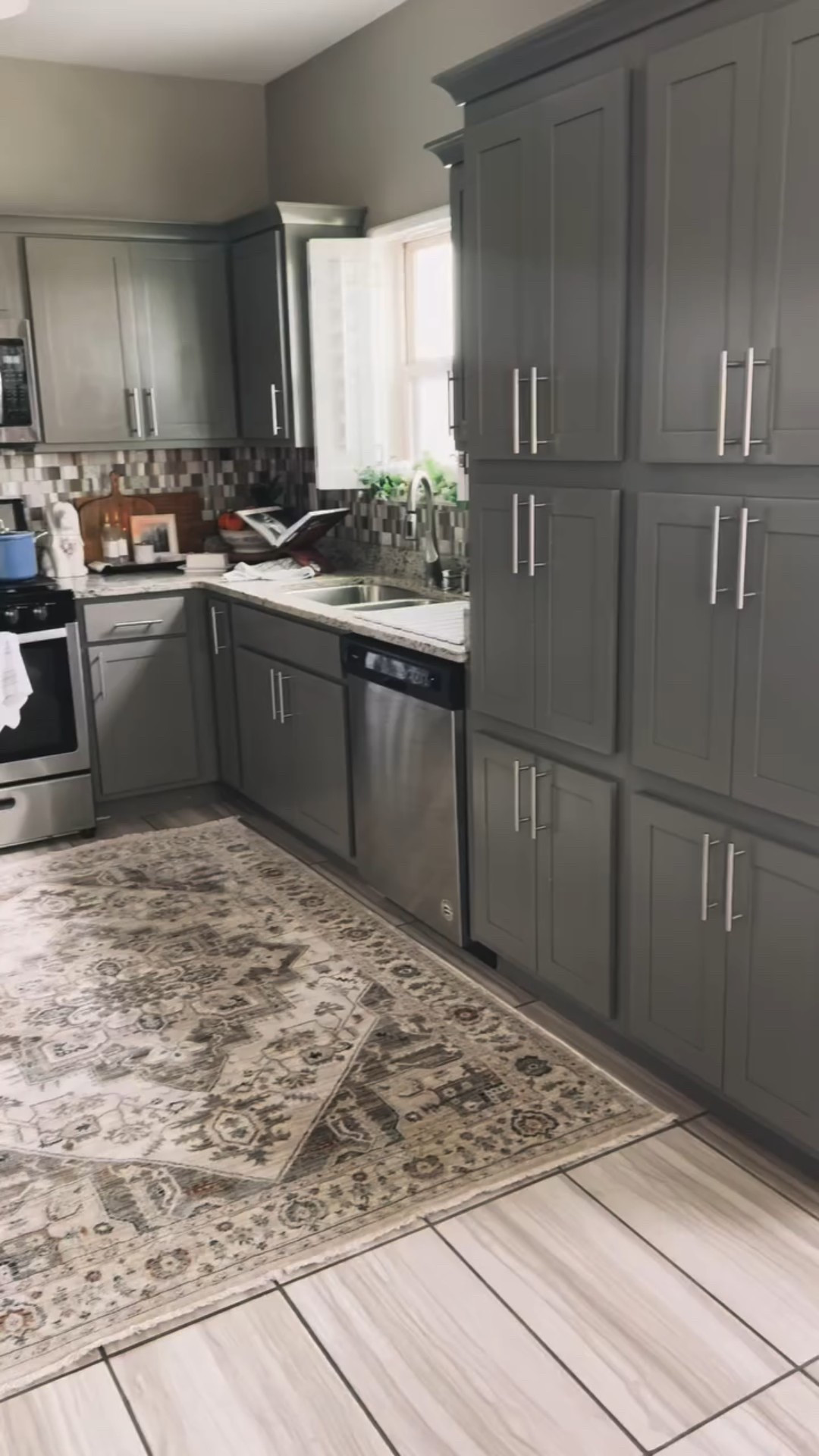 This gorgeous Alara rug from @abanirugs really added character and coziness to our kitchen. It’s a small space and we spend a lot of time in the kitchen so the added cushion under our feet is another perk! I love the neutral colors and pattern, it’s definitely a great quality rug! 

You can use code NORDHAUS15 for 15% off
Link in stories and bio

#dressyourfloor #abani #abanirugs #rugs #kitchen #smallkitchen #cozykitchen #homedesign #homedecor #neutralhome #homeinterior #homeinspo