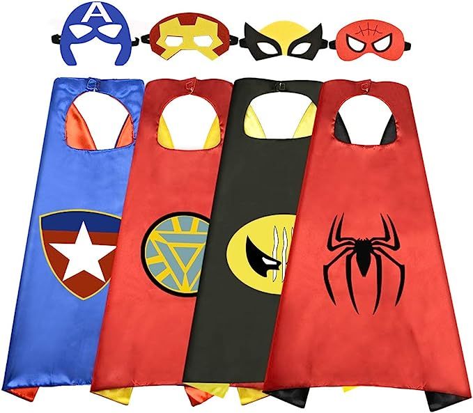 Roko Toys for 3-10 Year Old Boys, Superhero Capes for Kids 3-10 Year Old Boy Gifts Boys Cartoon D... | Amazon (US)