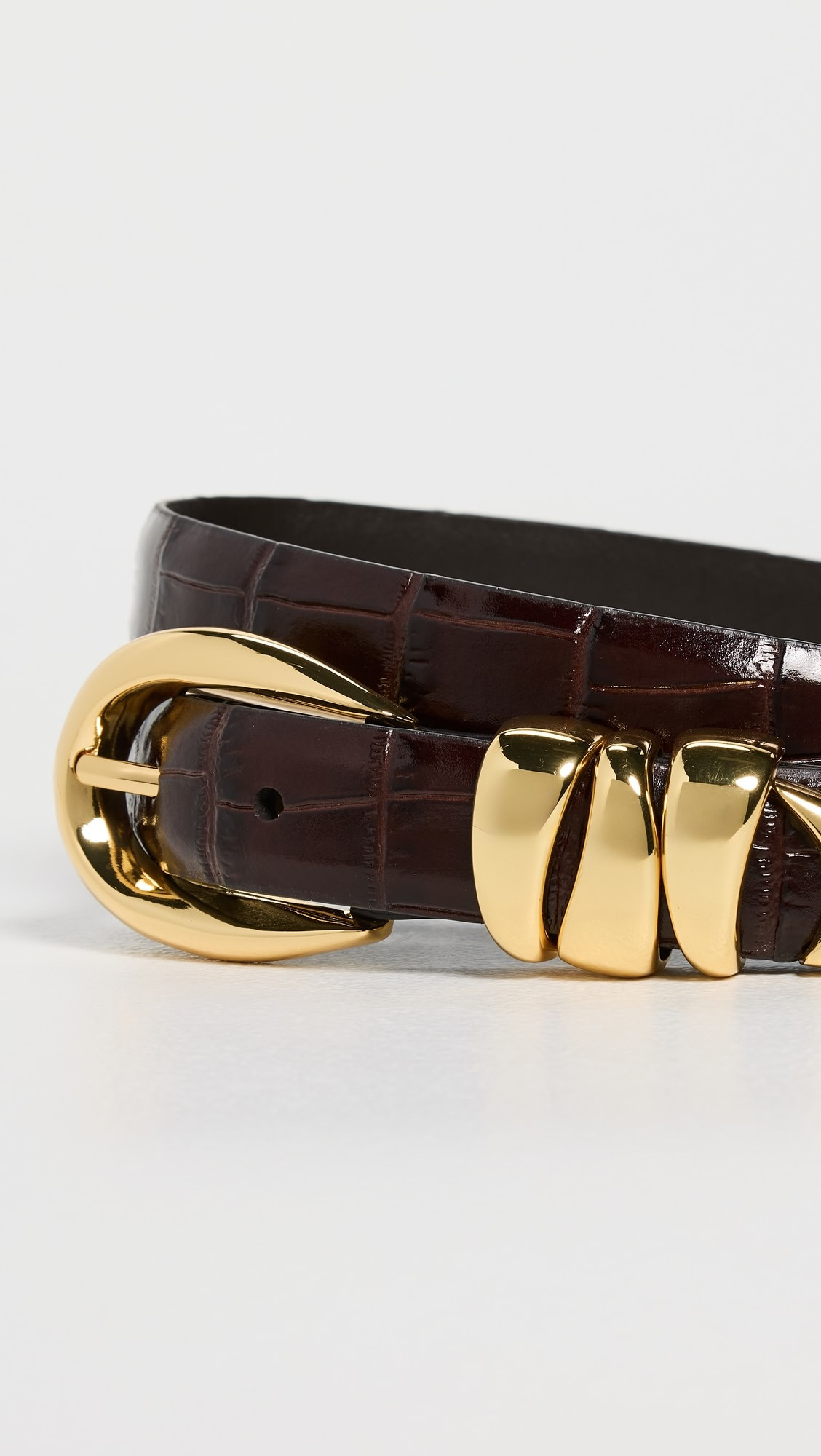 Triple Keeper Belt: Croco | Shopbop