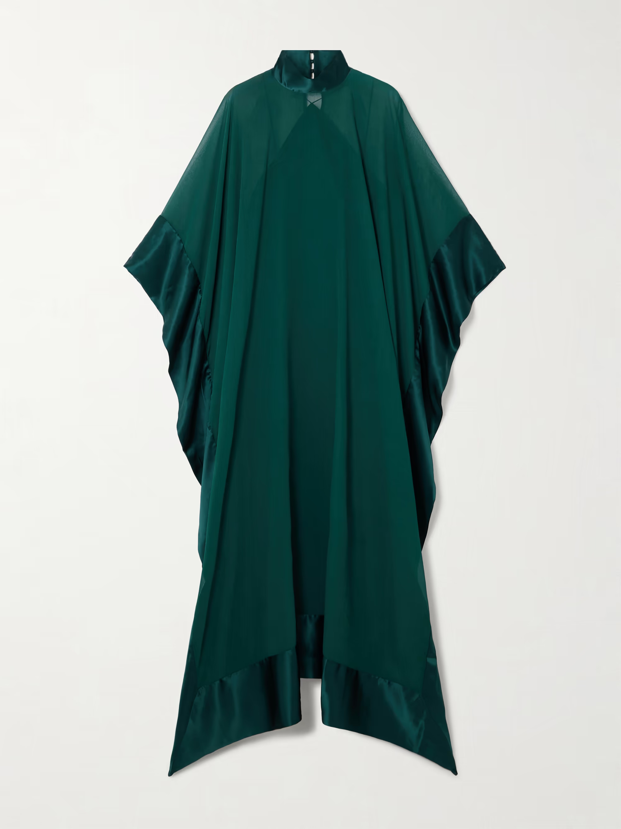 New Age Spirito satin-trimmed silk-chiffon gown | NET-A-PORTER (US)