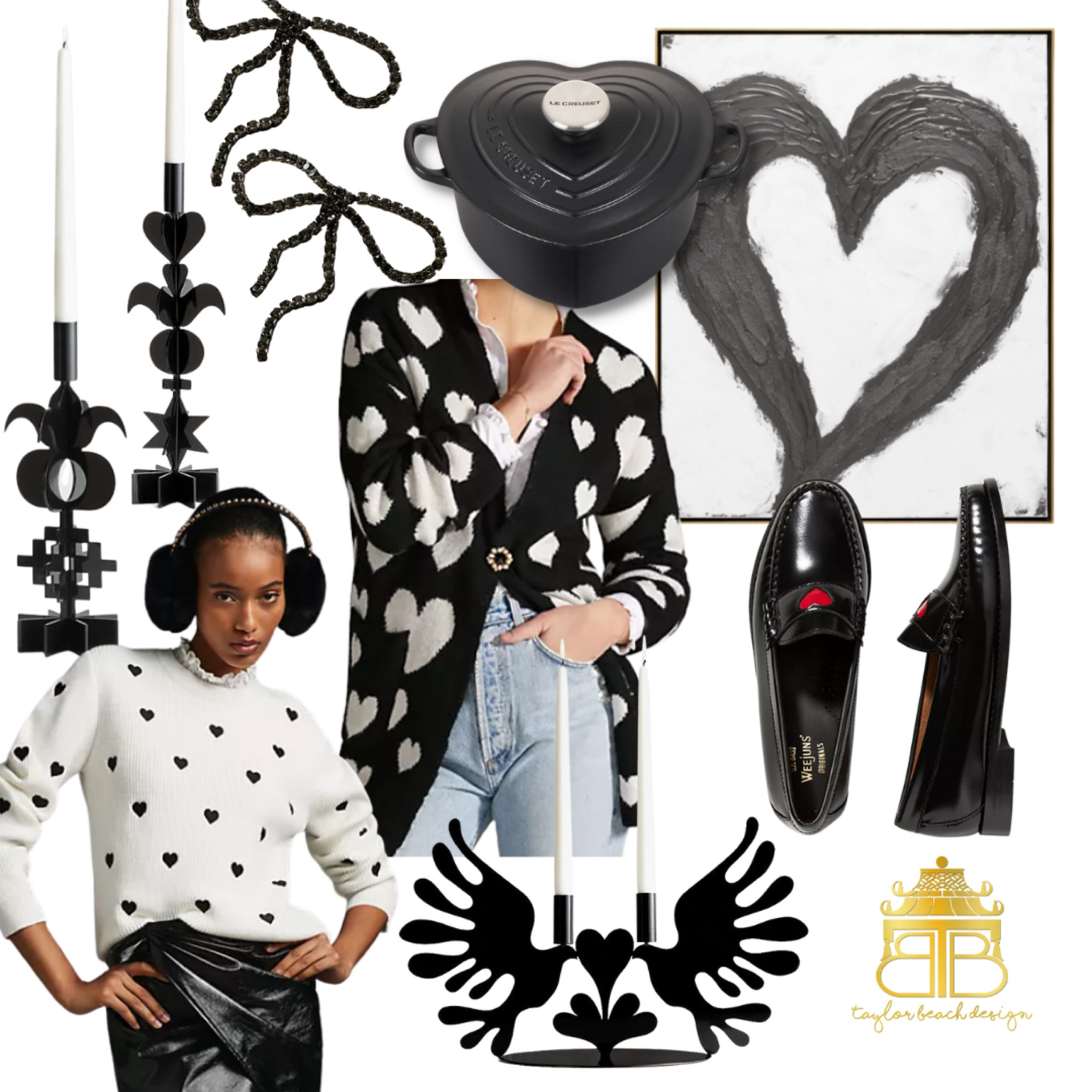 Classic Black and White Valentine’s Day

Eames | Candlesticks | Statement Candlesticks | Modern | Le Creuset | Kitchen Decor | Valentine's Day | Valentine's Decor | Valentine's Decorations | Heart Shoes | Bow Earrings | Heart Sweater | Valentines | Valentine's | Cable Knit | Heart Napkin Rings | Heart Kitchen Decor | Kitchen Design | Hearts | Black | White | Loafers | Penny Loafers | Heart | Hearts



#LTKhome #LTKSeasonal #LTKstyletip