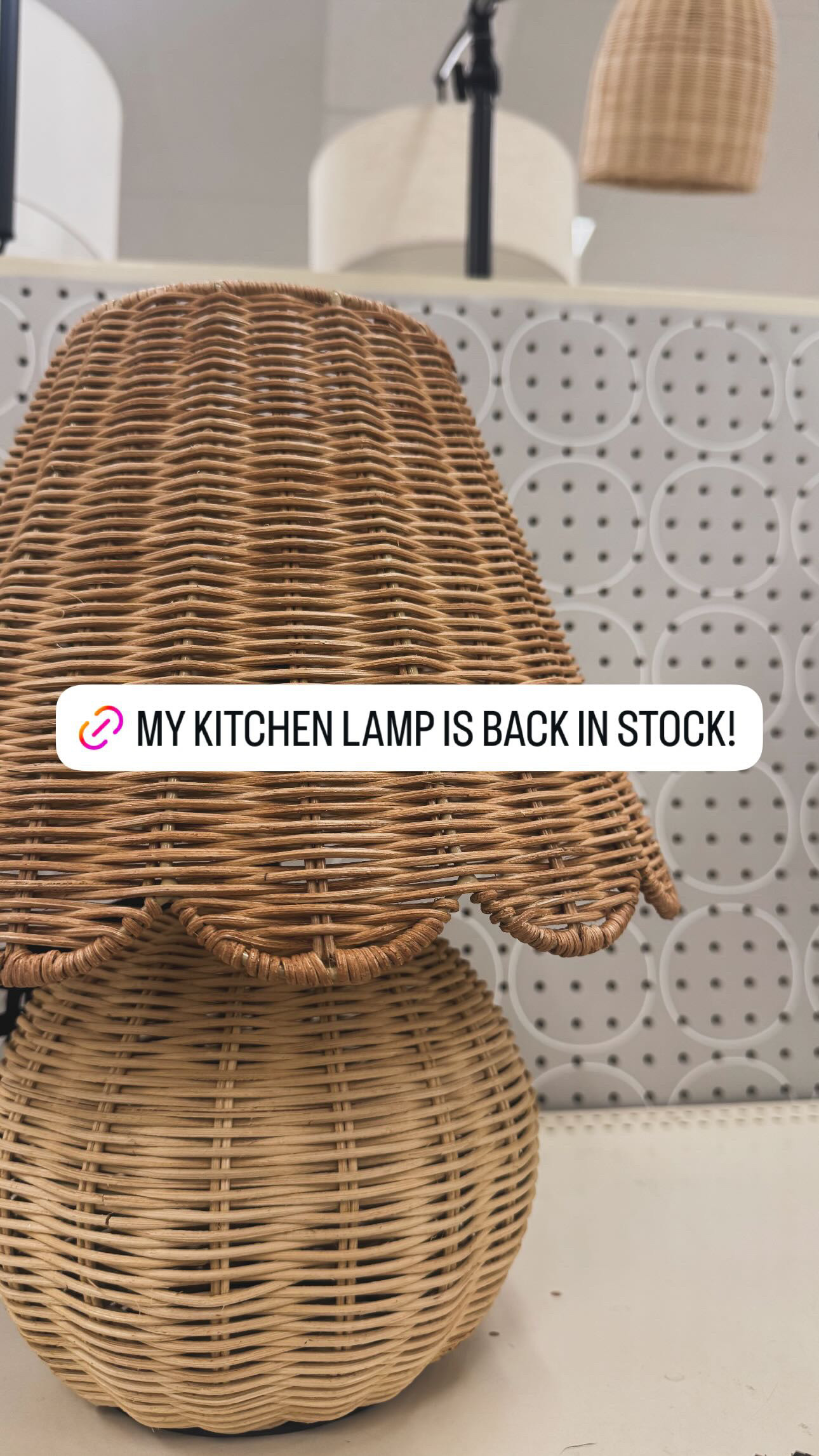 My kitchen lamp 

 