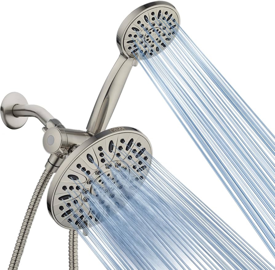 AquaDance 7" Premium High Pressure 3-Way Rainfall Combo with Stainless Steel Hose – Enjoy Luxur... | Amazon (US)
