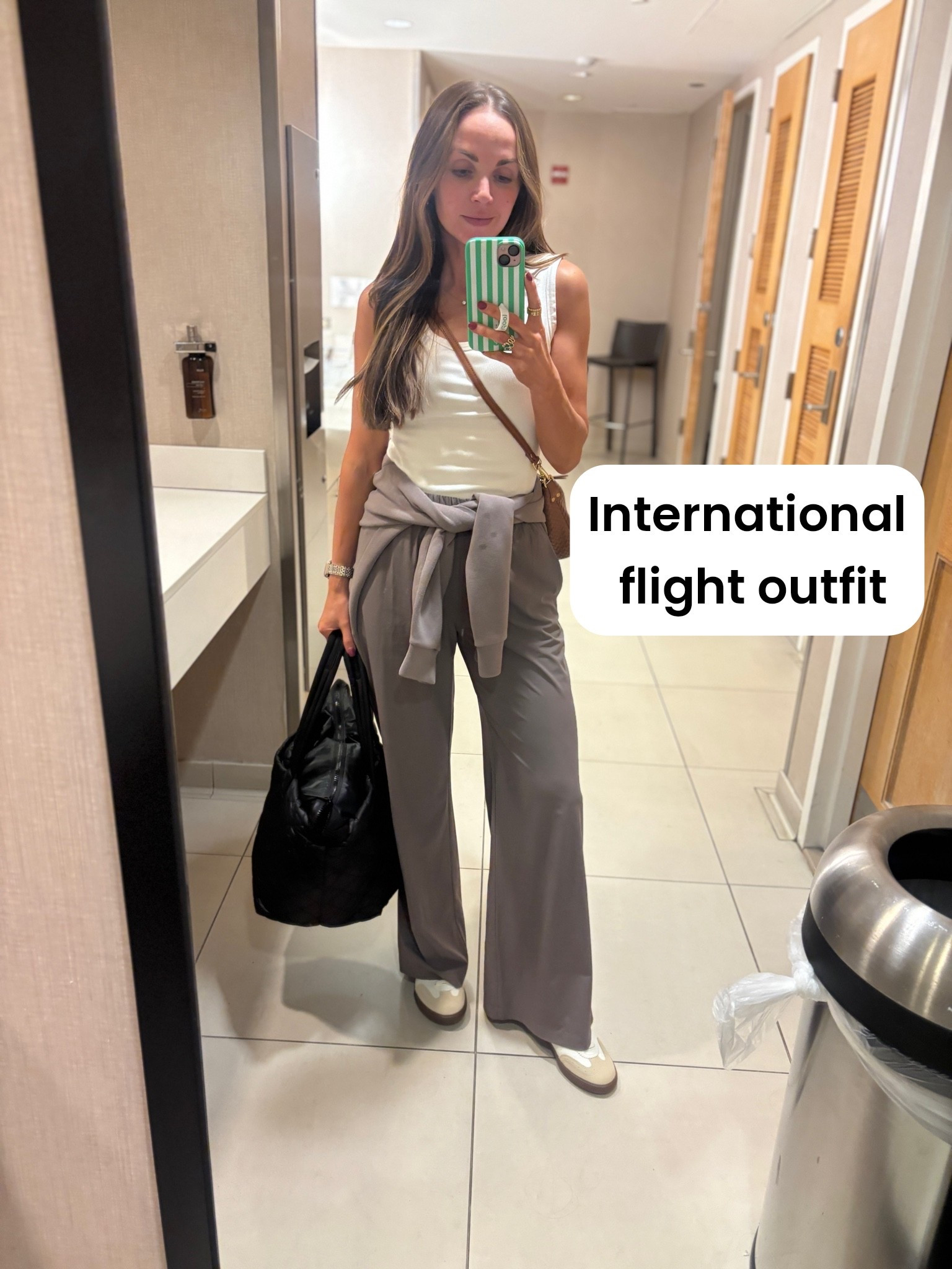 International flight outfit - these pants are still on sale through Sunday, and are so lightweight and comfy! The sweatshirt is the softest fabric.

#LTKgrwm #LTKdayinmylife #LTKSaleAlert