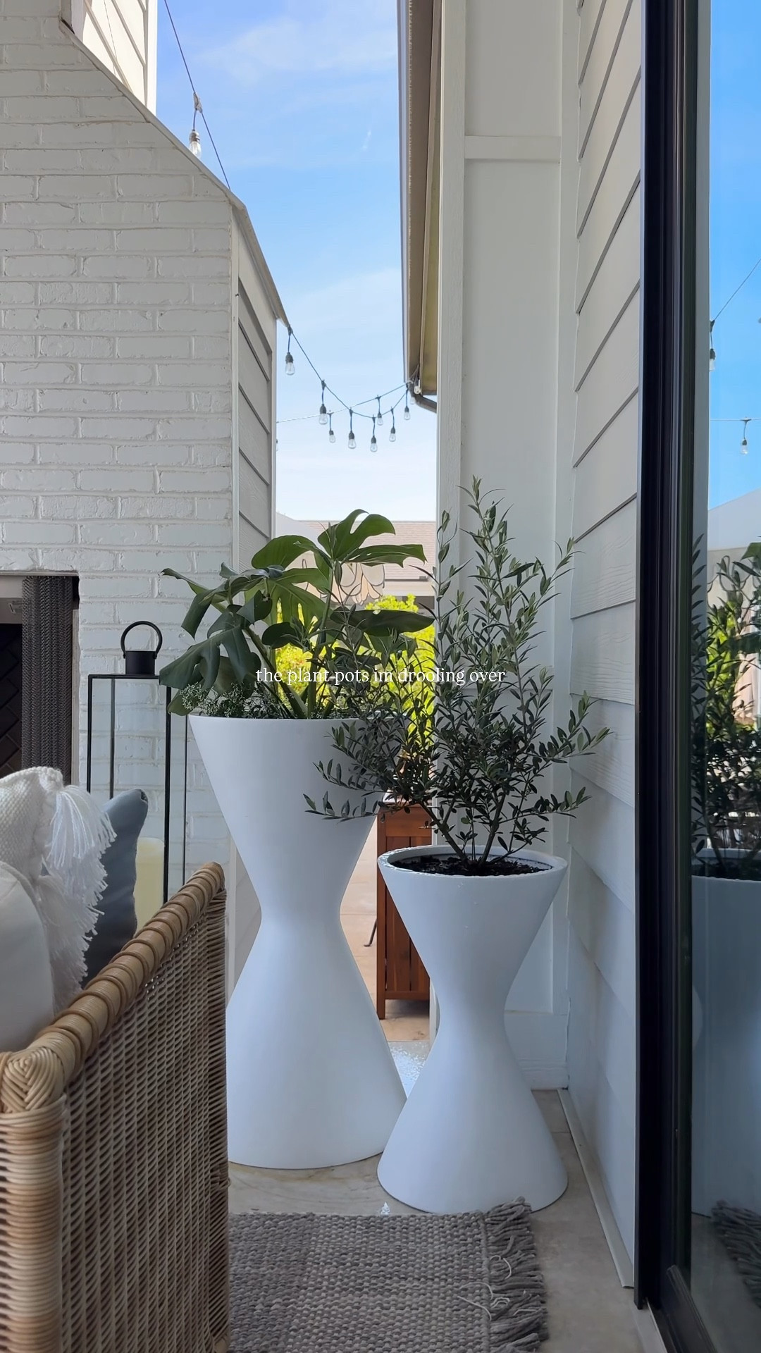 this combo 😍 | I have waited foreverrrrr till the smaller size of this pot came back in stock & immediately ordered, their shape is so fun and unique & totally gives resort vibes 🏝️ @wayfair 

#outdoorfurniture #outdoorliving #summerplants #backyardinspo 

#LTKSeasonal #LTKHome