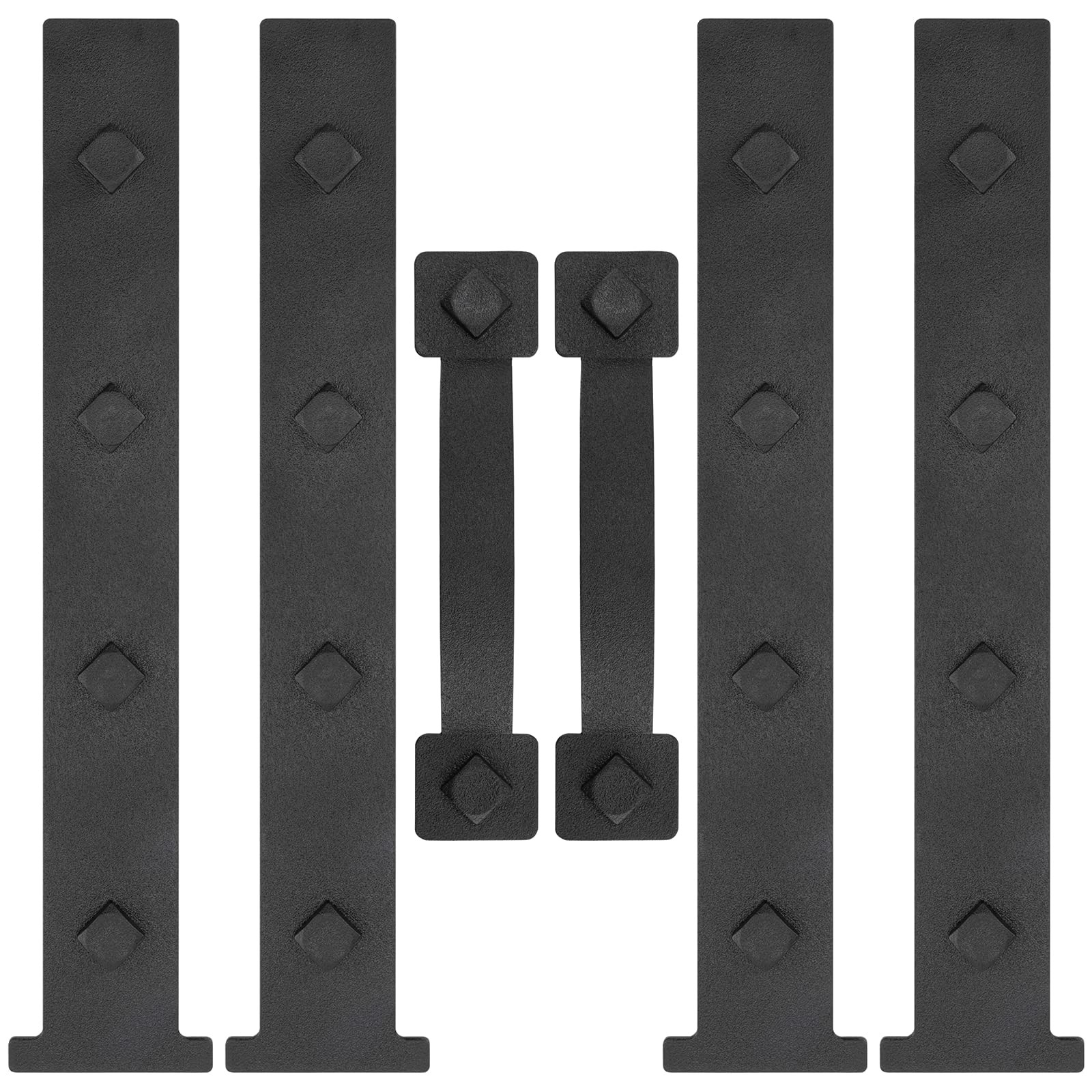 Magnetic Decorative Garage Door Hinges Hardware Kit Attractive Curb Appeal Faux Hinges Handles De... | Amazon (US)