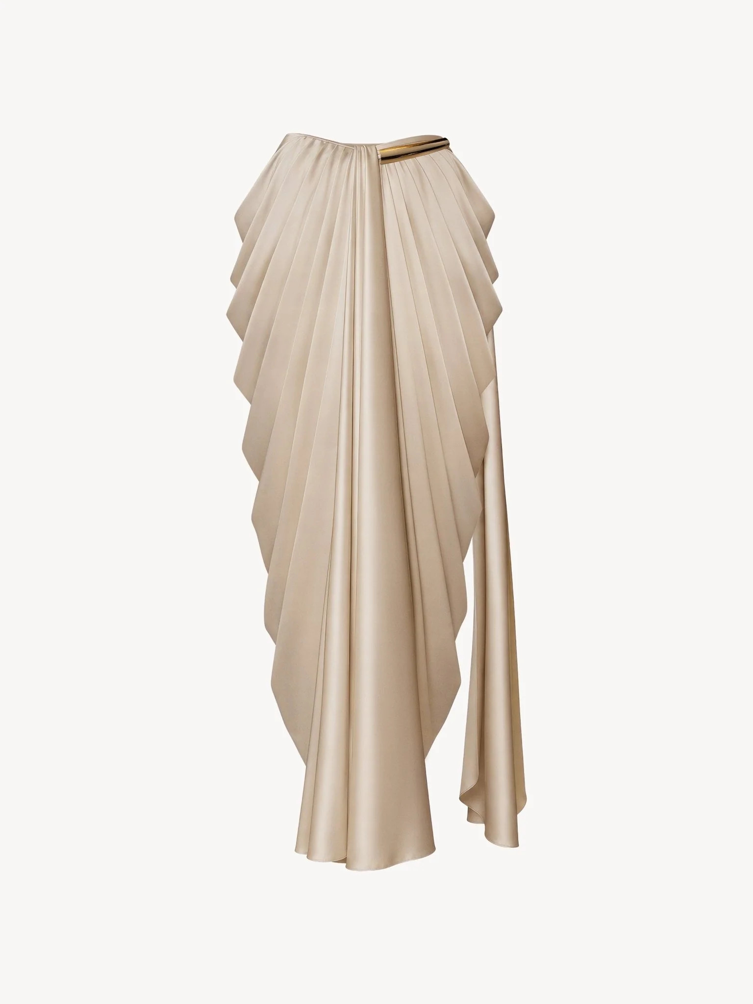 Belted Draped Skirt | MISHO