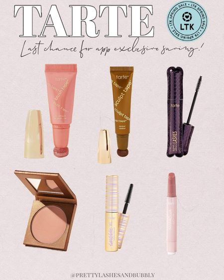Here are today's Tarte feature items from the #ltkspringsale.  Remember that you save 30% sitewide until March 11 when you shop through the LTK App!


#LTKsalealert #LTKbeauty #LTKwedding