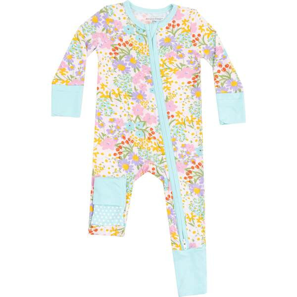 2 Way Zipper Romper, Amelia Floral | Maisonette