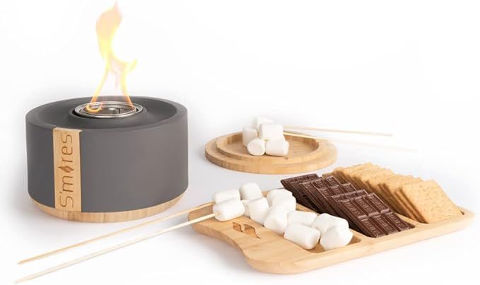 TerraFlame Portable Indoor and Outdoor Smoke Free Clean Burning Gel Fuel Tabletop S'mores Roaster... | Amazon (US)