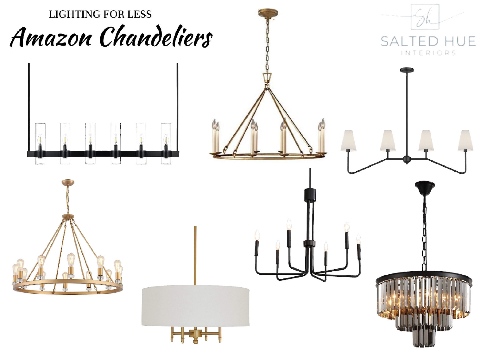 Chandeliers under $300! 

#LTKhome
