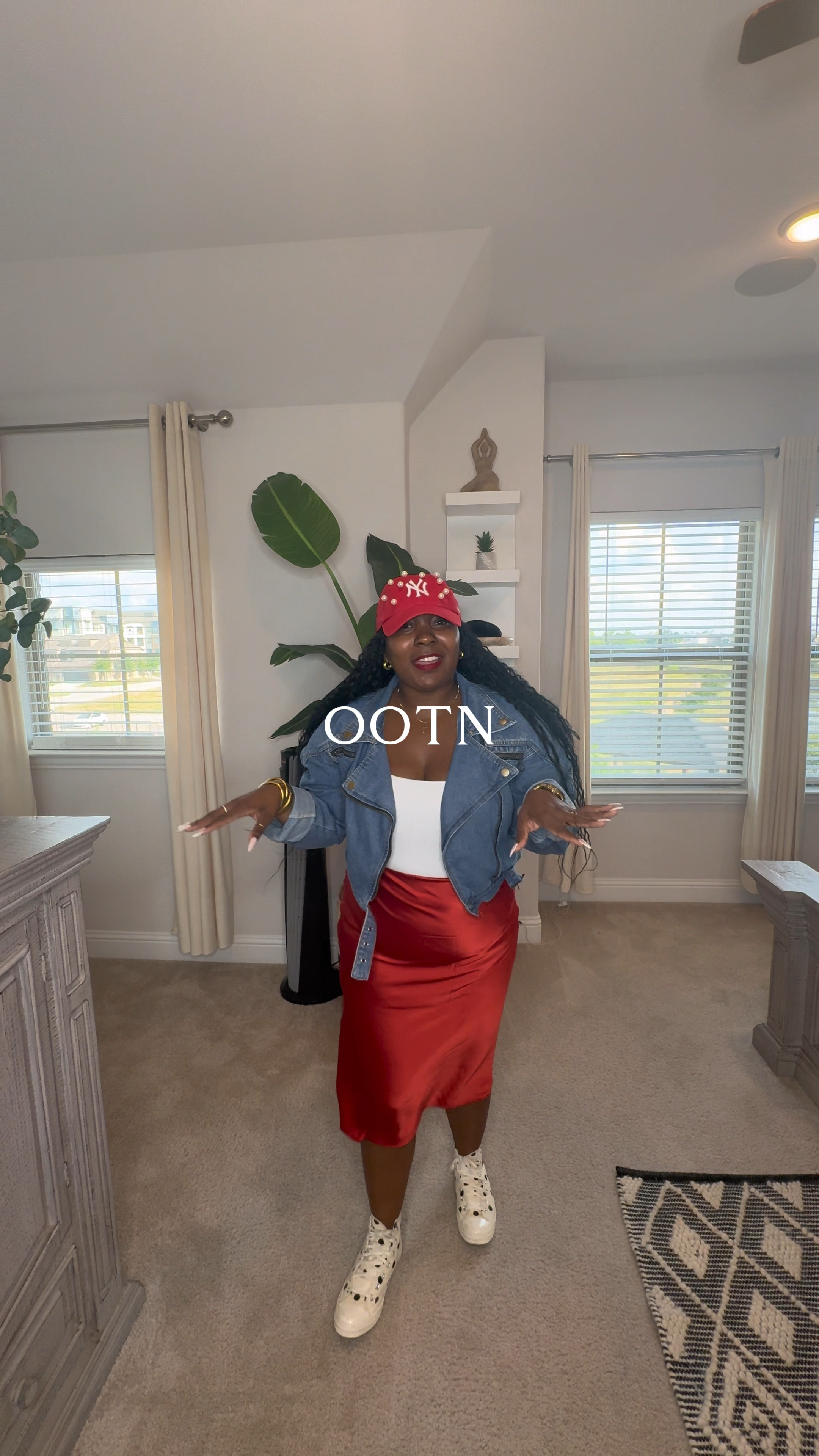 OOTN. Silk Skirt x Tennis Shoes. ♥️

#LTKStyleTip #LTKMidsize #LTKVideo