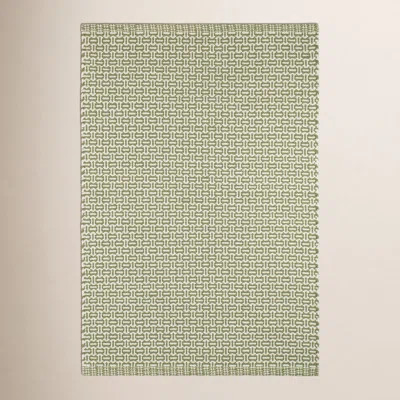 Miss Muffet Kit Kemp x Annie Selke Miss Muffet Olive Handwoven Cotton Rug | Wayfair North America