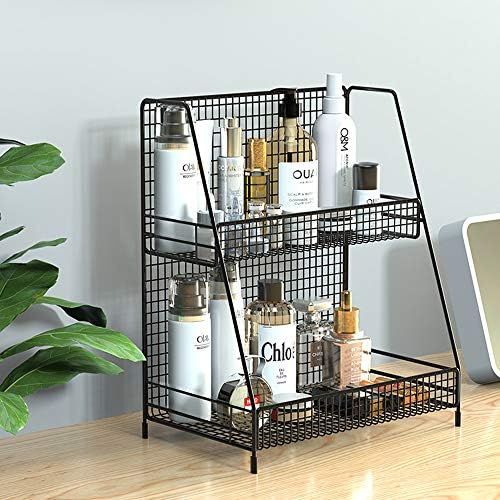 Metal 2 Tier Spice Storage Rack for Kitchen, Countertops, Cabinets, Organizer for Bathroom,Basket... | Amazon (US)
