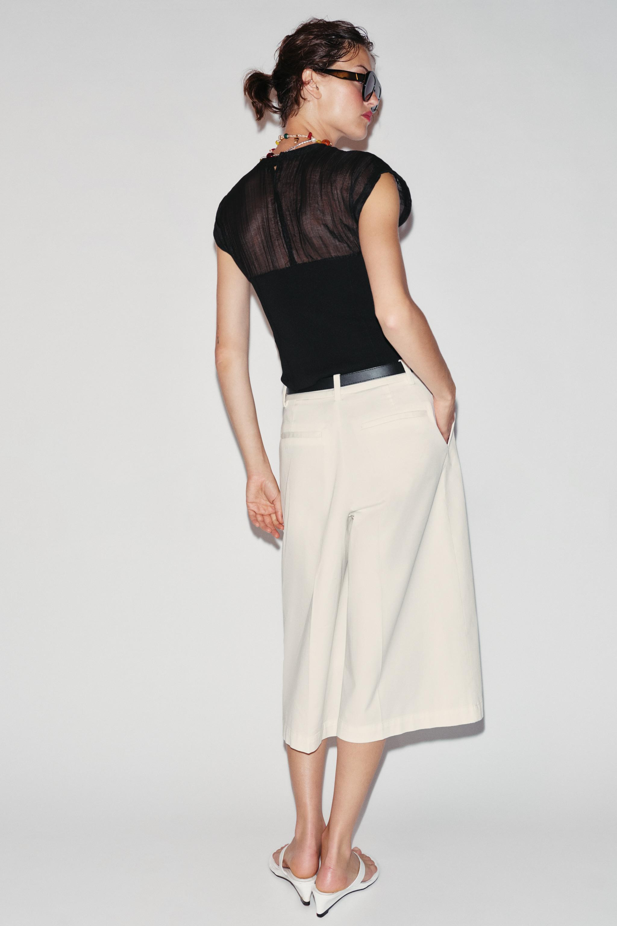 COMBINATION KNIT TOP | Zara US