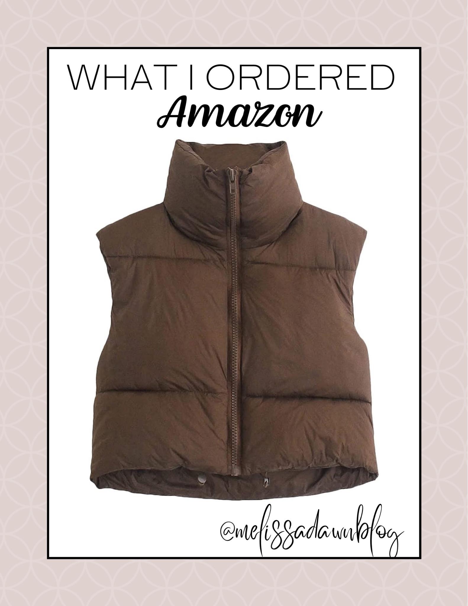 Cropped puffer vest small
Amazon finds 

#LTKstyletip #LTKsalealert #LTKunder50