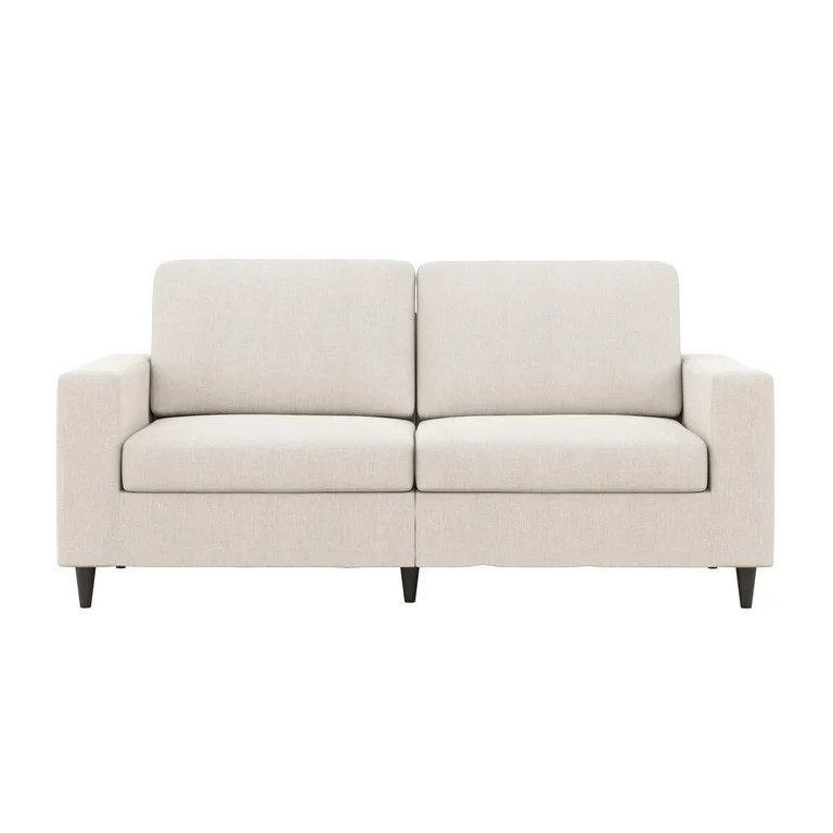 DHP Cooper 3 Seat Sofa, Living Room Furniture, Beige Linen - Walmart.com | Walmart (US)