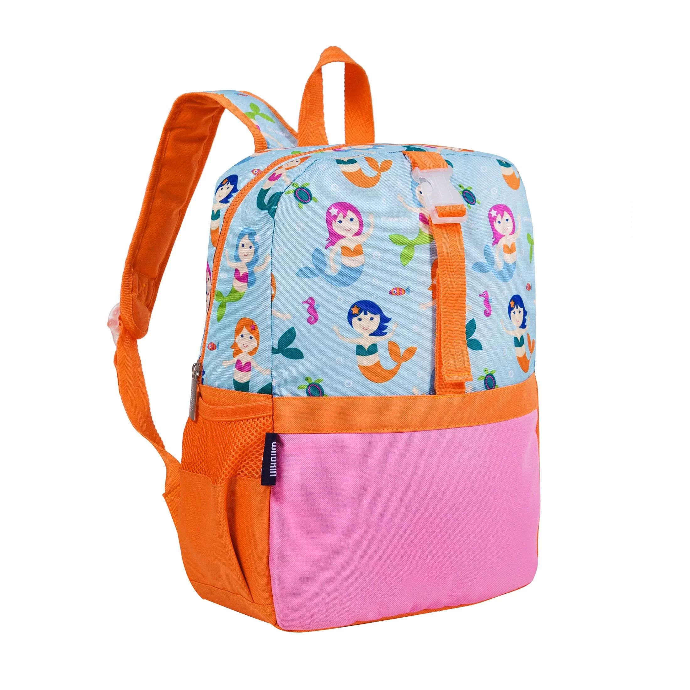 Wildkin Mermaids Child, Teen Pack-It-All 15 Inch School & Travel Backpack in Blue for Girls, Fron... | Walmart (US)